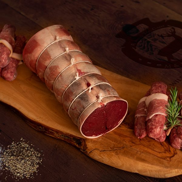 Hand Rolled Loin of Wild Venison - Dartmoor Venison Nationwide Delivery